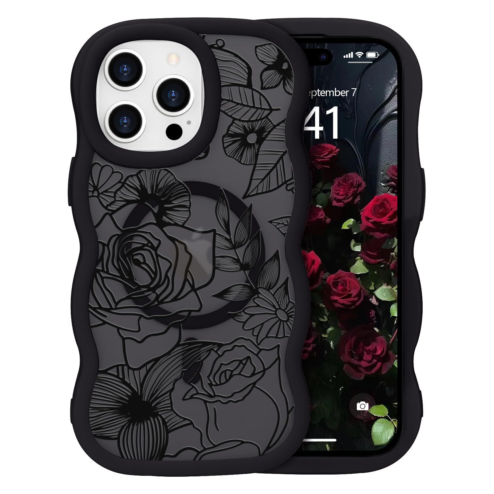 Amazon.co.jp: Pepmune iPhone 13 Pro 用 ケース MagSafe対応 半透明